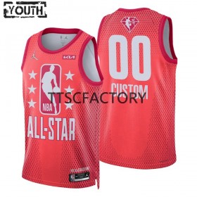 Maillot Basket Enfant Cleveland Cavaliers Personnalisé 2022 All-Star Jordan Brand Rouge Swingman